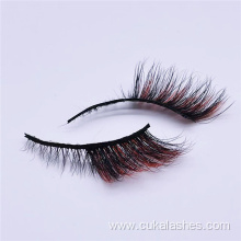 red mink cat eye lashes color cateye eyelashes